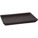 Bord plat Neofusion Zwart rechthoek (per 30 stuks)