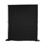 P&D doek Zwart Satijn - 3.00 (br) x 3.00m (h) - Afbeelding 2