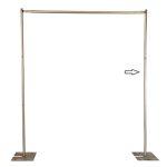 Pipe & Drape: Staander min. 1.85m - max. 3.65m