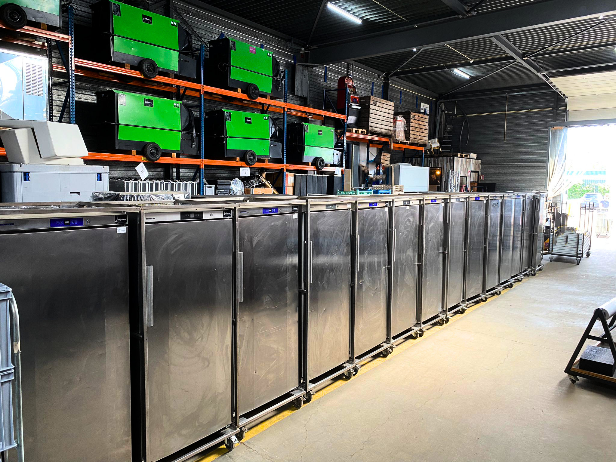 rvs koelkast gastronorm 2/1 550 liter huren te huur koelkasten verhuur