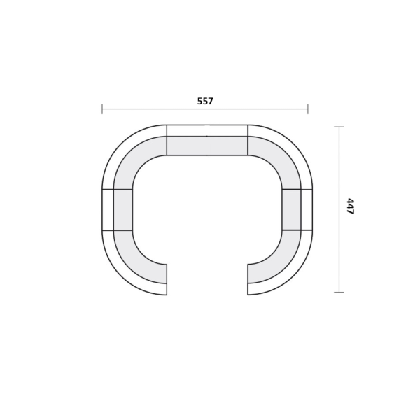 LED Bar - 5.57m x 4.47m (LC1350-2)